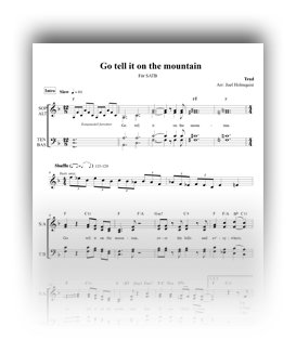Go tell it on the mountain (Arr)