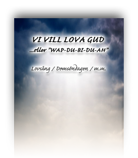 Vi vill lova Gud - 